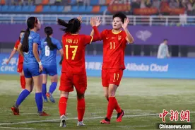 （杭州亚运会）中国女足16:0战胜蒙古国女足取得“开门红”图片