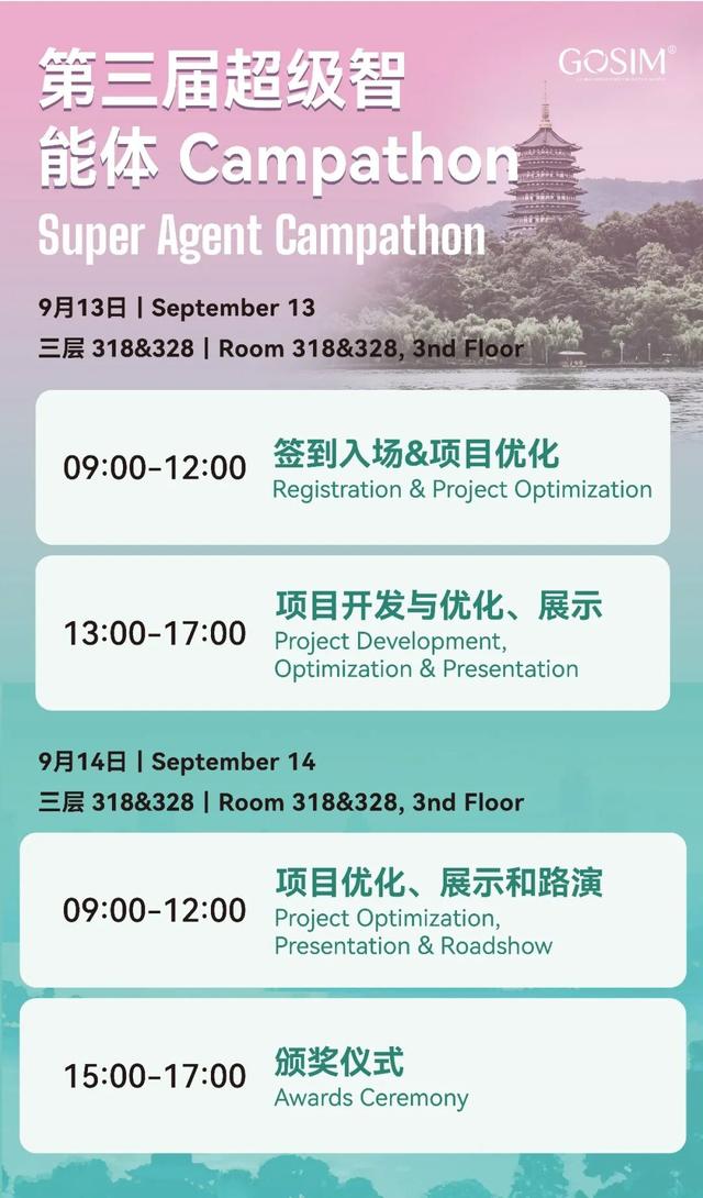 倒计时 6 天！GOSIM HANGZHOU 2025 全日程官宣
