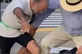 巴以双方支持者在美集会上冲突，拳打脚踢后动了枪图片