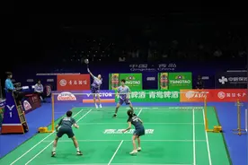 国羽险胜中国香港队挺进亚团赛四强图片