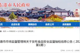 辽宁省东港市市场监督管理局关于发布食品安全监督抽检信息公告（2024年第1期）图片