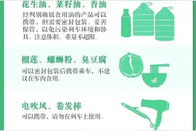 榴莲螺蛳粉臭豆腐可以带上火车，前提是……图片