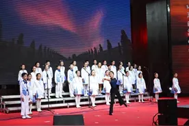 长沙民政职院举行“湖湘文化润初心”歌咏比赛图片