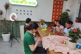 黄尖镇兴农村新型社区：一方烂漫庭院，满是兴农胜景图片