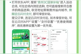 好消息！贵州国补落地京东 数码产品购新足不出户图片