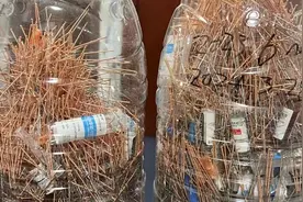 石智勇装满5升饮料桶的针  到底是什么针?图片