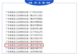 点赞！潮州市饶平县入选第二批省食品工业培育试点县图片