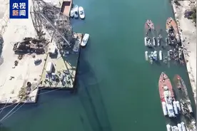 叙利亚拉塔基亚港基础设施因以军袭击大量受损图片