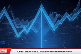 汇源通信：股票交易异常波动，三个交易日内收盘价格跌幅偏离值累计超20%视频封面