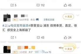 上海电信网络异常市民称宽带断网，客服：正在全力抢修排障图片