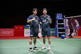 （体育）羽毛球——马来西亚大师赛：何济霆/任翔宇无缘决赛图片