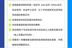 急救跑者和官方配速员招募！护航2025上海长江半马图片