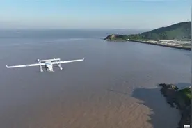 中国移动：全球首次实现百公里级5G-A通感一体跨海航线低空网络覆盖图片