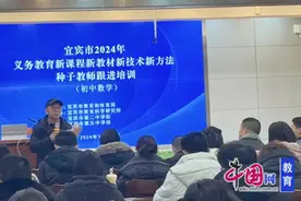 宜宾五中教育集团联合承办“四新”教师培训，深耕初中数学课堂图片