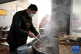 安徽淮南：牛肉汤飘香幸福味图片