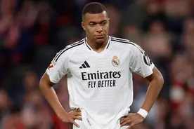 皇马1比2负于毕尔巴鄂，姆巴佩为罚失点球道歉图片