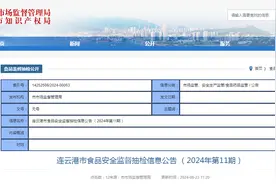 江苏省连云港市食品安全监督抽检信息公告 （2024年第11期）图片