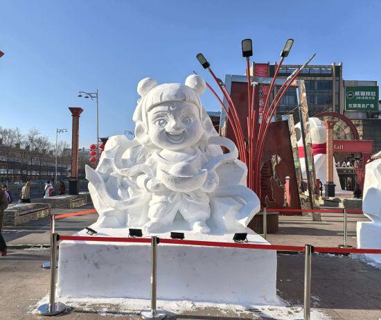 哈尔滨平房区33处冰雪景观惊艳亮相