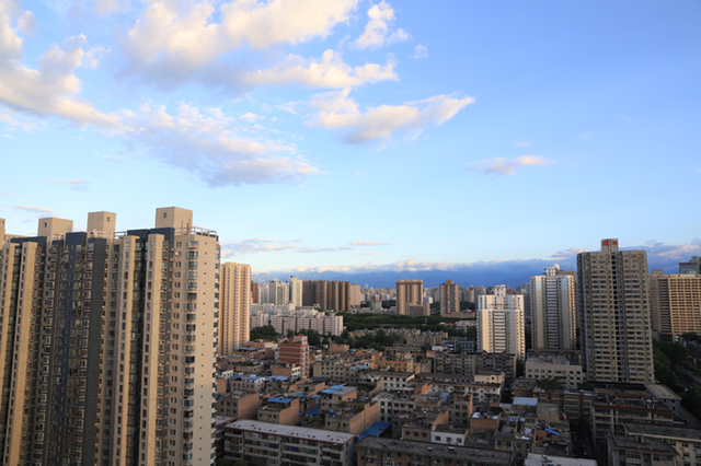 组图｜一抹夕阳美如画 又被西安的天空美到了