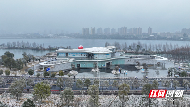 组图 | 资兴：一湾江雪醉游人