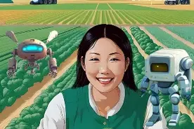 新农人的丰收图，AI可真“绘”！图片