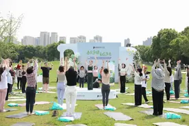 “孕”动正当时！普瑞医院百位孕妈普拉提活动在洋湖湿地举办图片