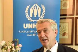 专访｜黎巴嫩避难人员急需更多人道主义援助——访联合国难民事务高级专员格兰迪图片