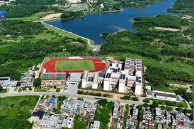 原创组图 | 屯昌县大同中学改扩建项目进入收尾阶段 为今年秋季学期投入使用图片
