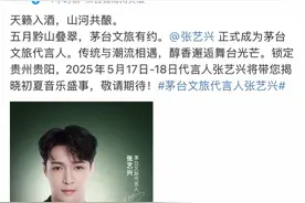 张艺兴成茅台文旅代言人，宣传海报同款礼盒受到关注图片