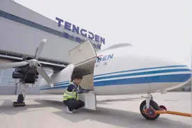 建圈强链调研行｜快递“从天而降”！成都这家企业预计今年推出物流专用无人机→图片