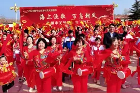 13支志愿服务队齐聚！莱州举行“海上渔歌—百鸟朝凤”展演活动图片