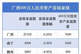 最新公布！广西有超2万户富裕家庭，710户亿元家庭图片