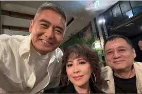 梁朝伟刘嘉玲周润发三人同框，为杜琪峰庆祝70岁生日图片