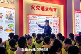 播州区：119消防宣传月 500余名萌娃消防站打卡图片