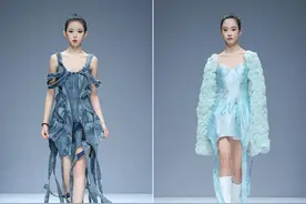 河北科技大学&韩国诚信女子大学服装与服饰设计专业毕业作品亮相2024中国国际大学生时装周图片