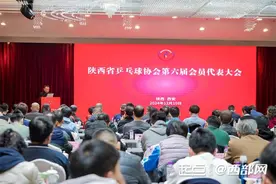 陕西省乒乓球协会第六届会员代表大会召开图片