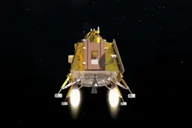 印度“月船3号”成功落月图片