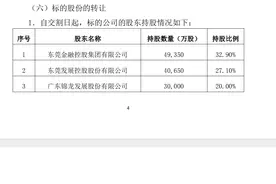 东莞两家国企出资22.72亿元，接手东莞证券20%股权图片