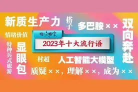2023年十大流行语，你都说过哪些？图片