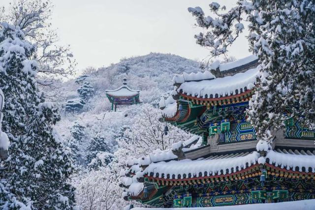 西山晴雪今犹在 香山美景入画来