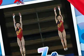 陈芋汐/全红婵夺得跳水女子双人10米台金牌图片