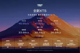 限时一口价26.59万起，凯迪拉克全新XT5上市图片