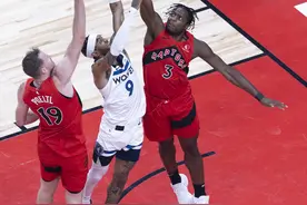 （体育）篮球——NBA常规赛：猛龙胜森林狼图片