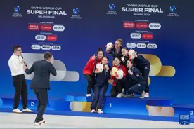 跳水世界杯总决赛：昌雅妮/陈艺文获女子双人3米板冠军图片
