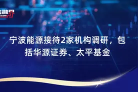 宁波能源接待2家机构调研，包括华源证券、太平基金视频封面