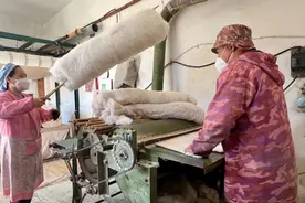 梆梆梆！弹棉花啦~图片