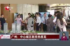 假期叠加政策利好“十一”楼市显著升温 广州：中心城区新房热度高