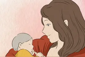手绘丨今天，送“她”一朵小红花图片
