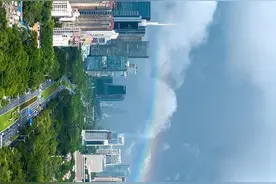 广东多地现巨形双彩虹，惊艳！图片