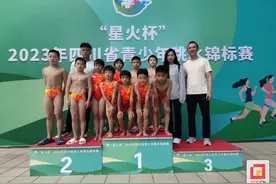 “星火杯”省青少年跳水锦标赛自贡队获2金6铜图片